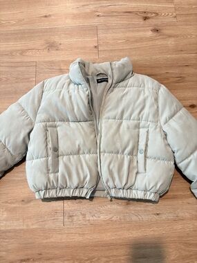 Light Sage Puffer Jacket